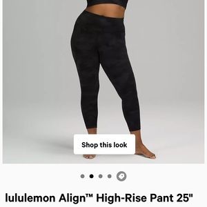 Lululemon 🍋 Align Pant 25”